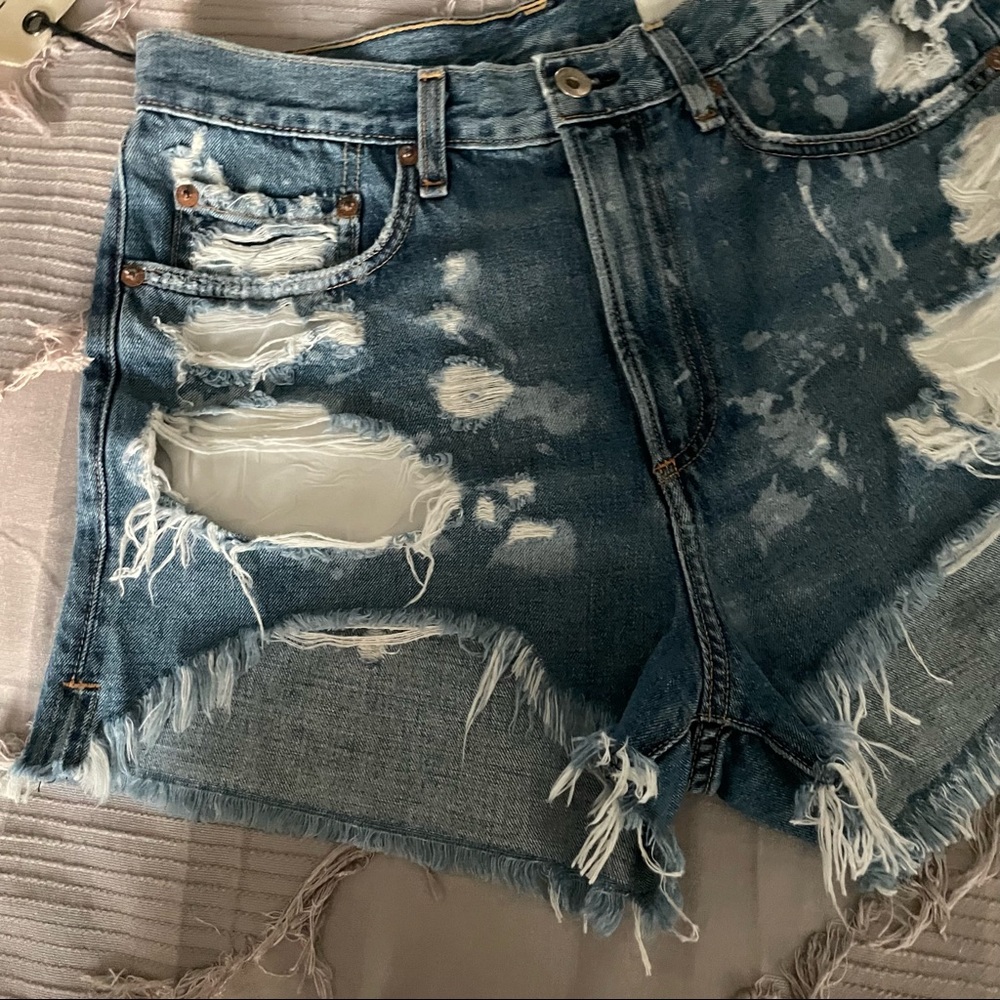 Nwt Rag And Bone Cut Off Jean Shorts Size 28 Runs… - image 6